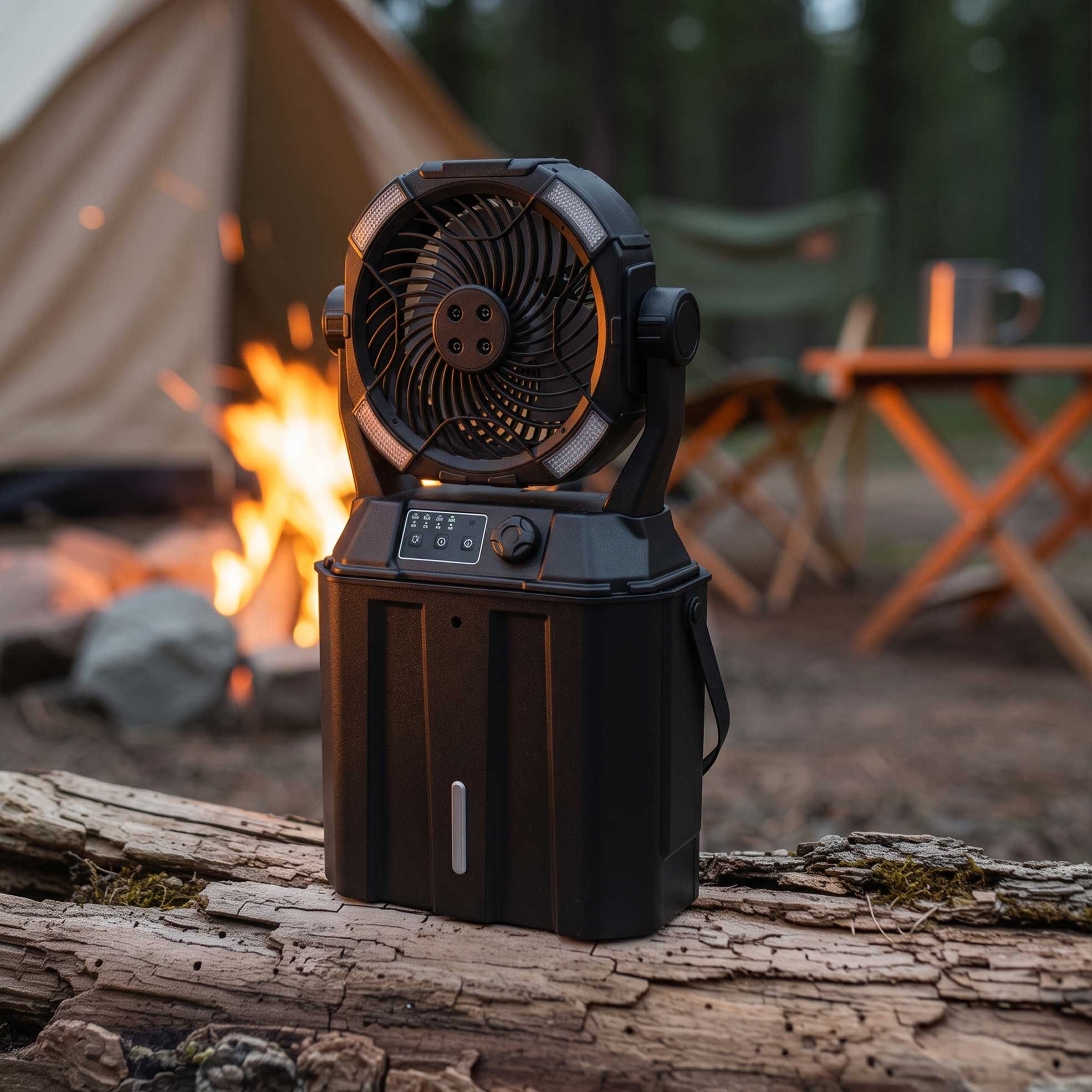 9L Portable Rechargeable Spray Mist Fan and Power Bank