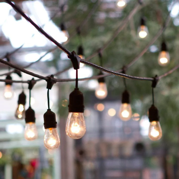 10m Outdoor Solar Powered String Lights with Remote