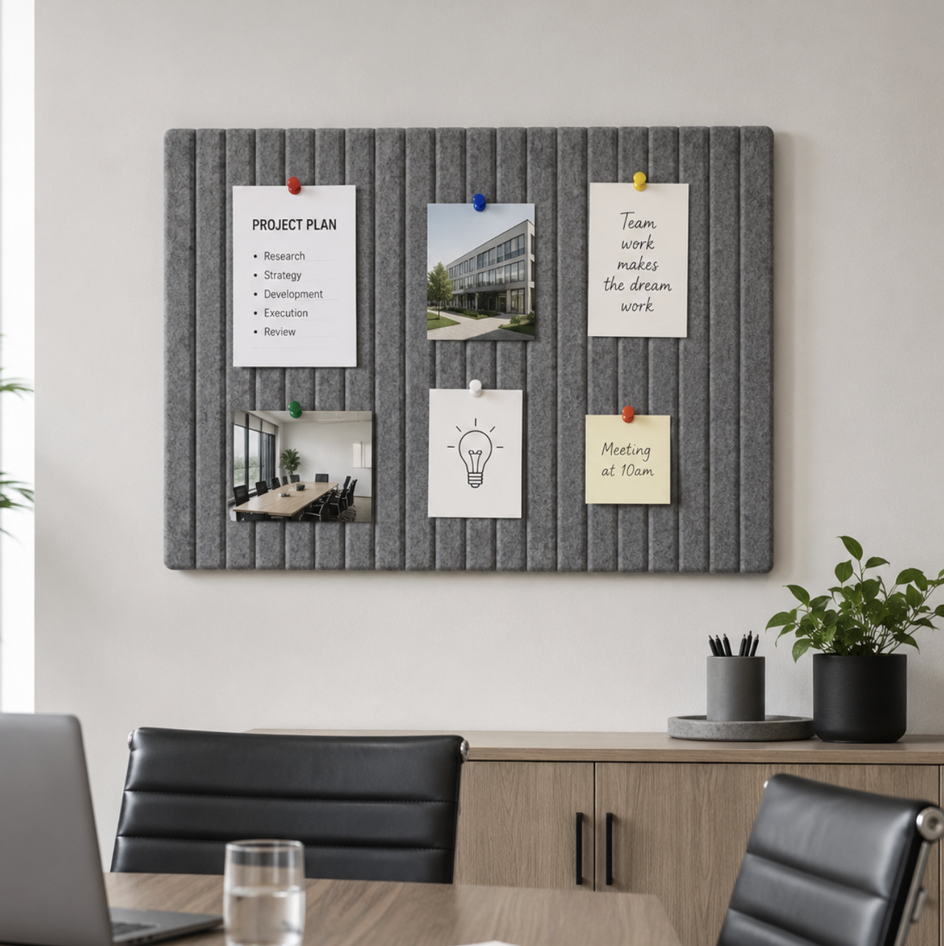 Self-Adhesive Felt Pin Board with Pins
