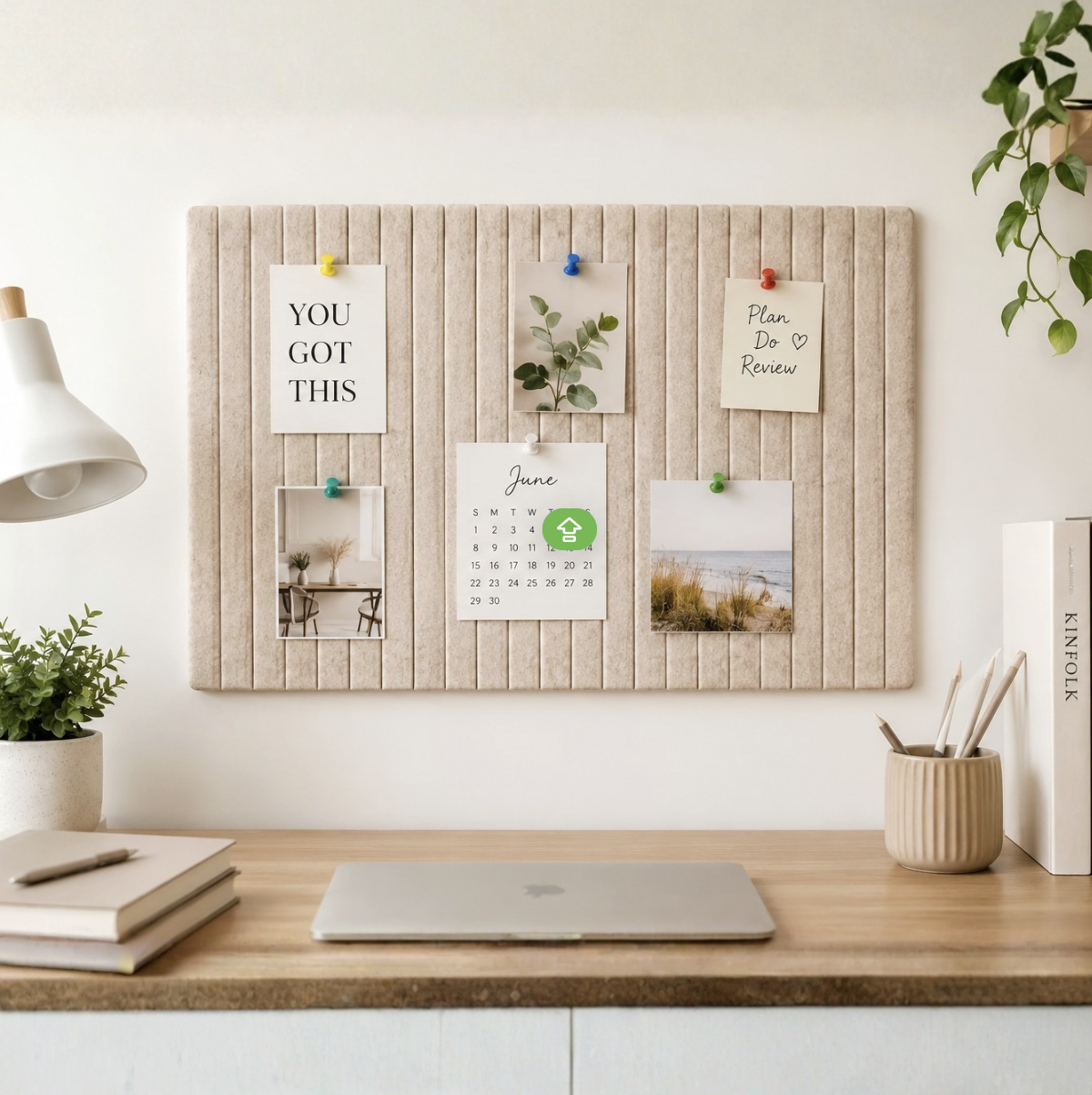 Self-Adhesive Felt Pin Board with Pins