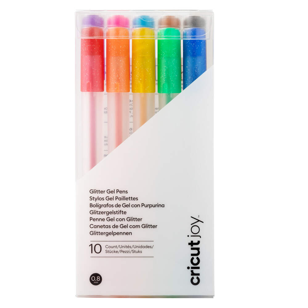 10 Rainbow Joy™ Glitter Gel Pens