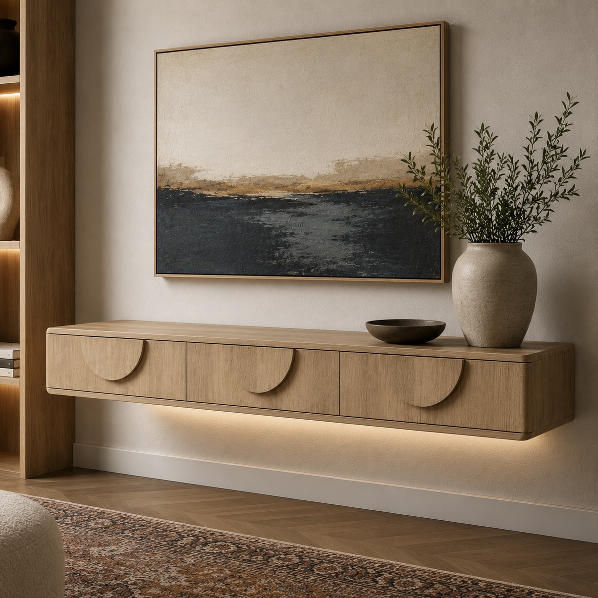 1.8m Mason Floating TV Unit