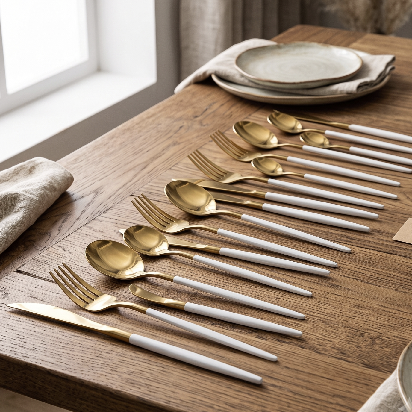 24-Piece Stainless Steel Cutlery Set