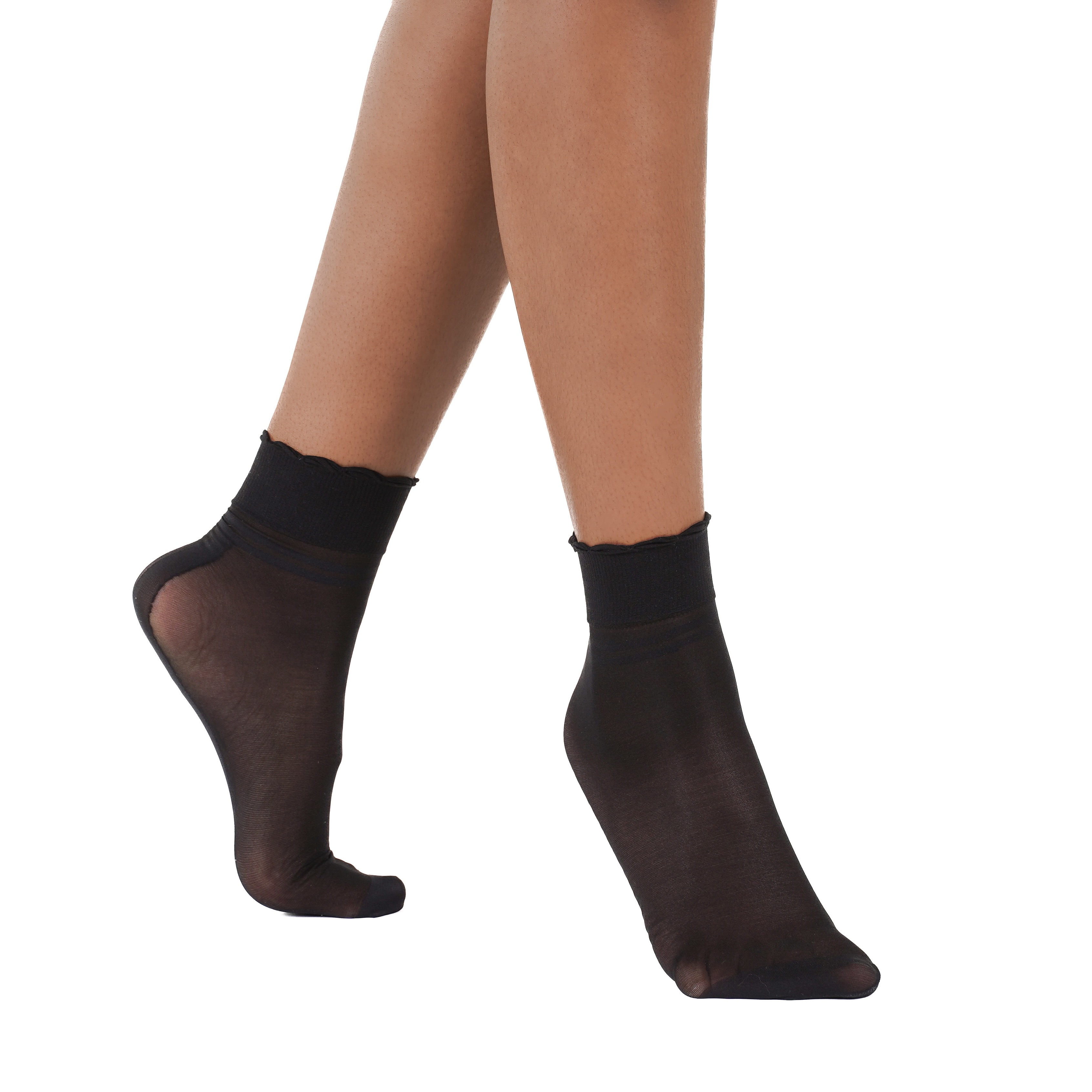 Ladies Black Cleopatra Anklet Tights