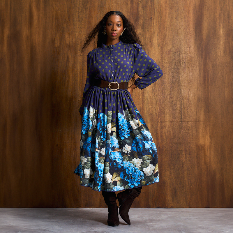 Ladies Benita Belted Dress
