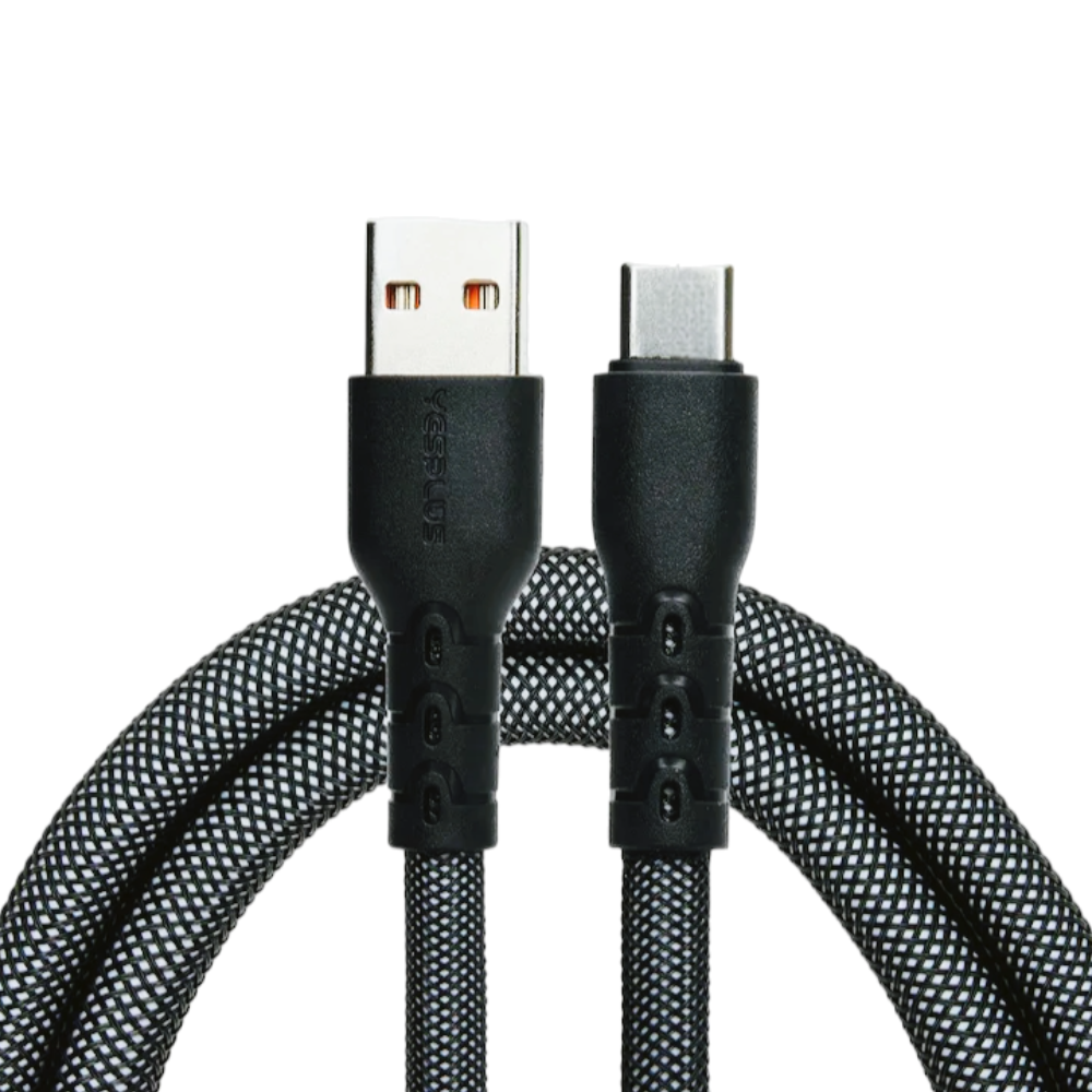 3x 1m 120W USB to Type-C Durable Fast Charging Cables