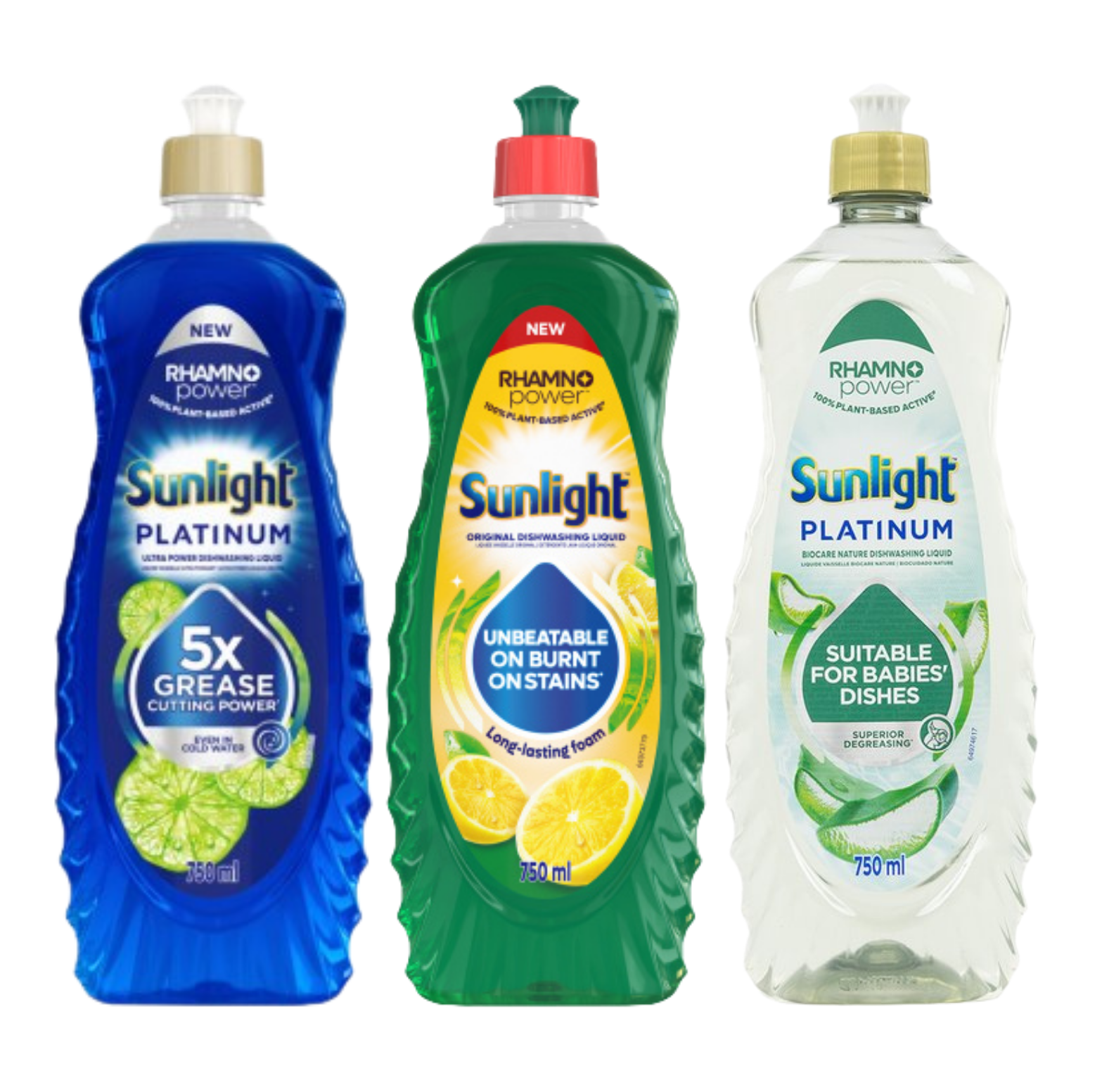 5x 750ml Dishwashing Liquids