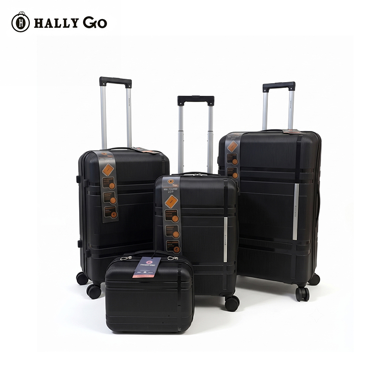 4-Piece Hard Shell Luggage Set with TSA Locks