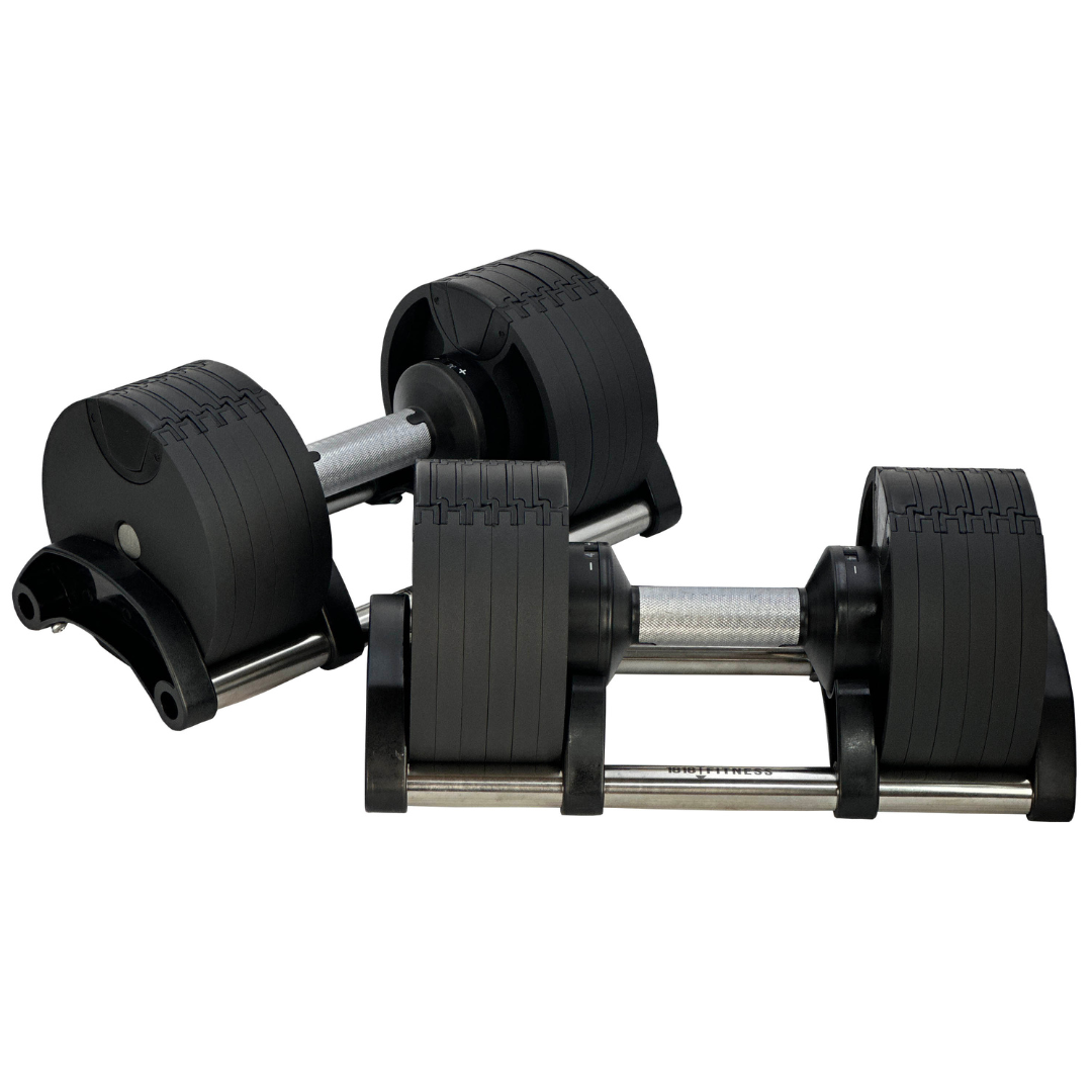 2x 20kg Premium Adjustable Dumbbells