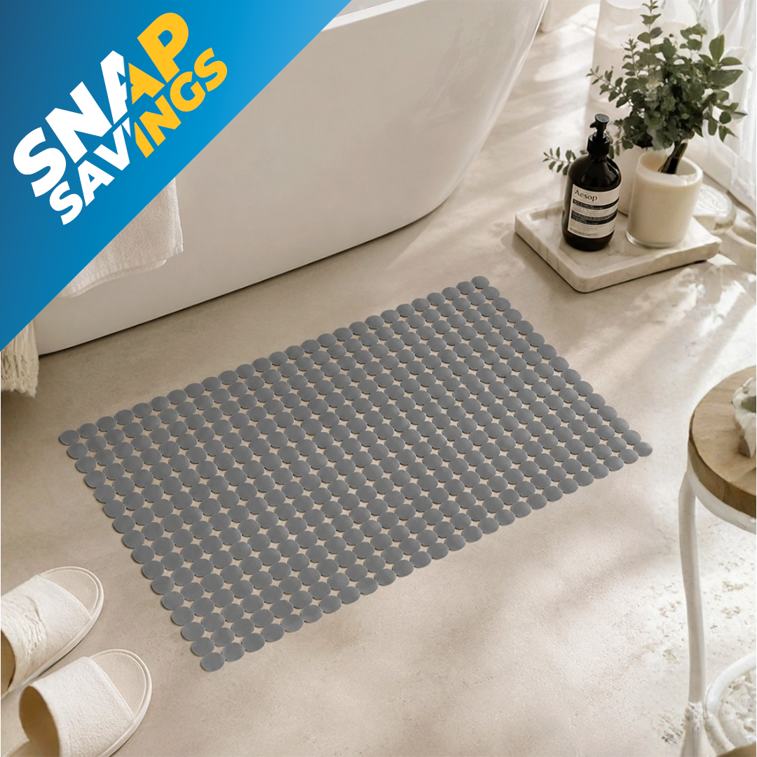 2x 77cm Non-Slip Bath and Shower Mats