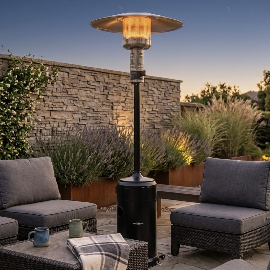 12kW Patio Umbrella Gas Heater