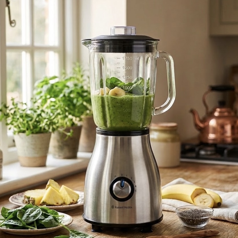 1.75L Satin Glass Jug Blender