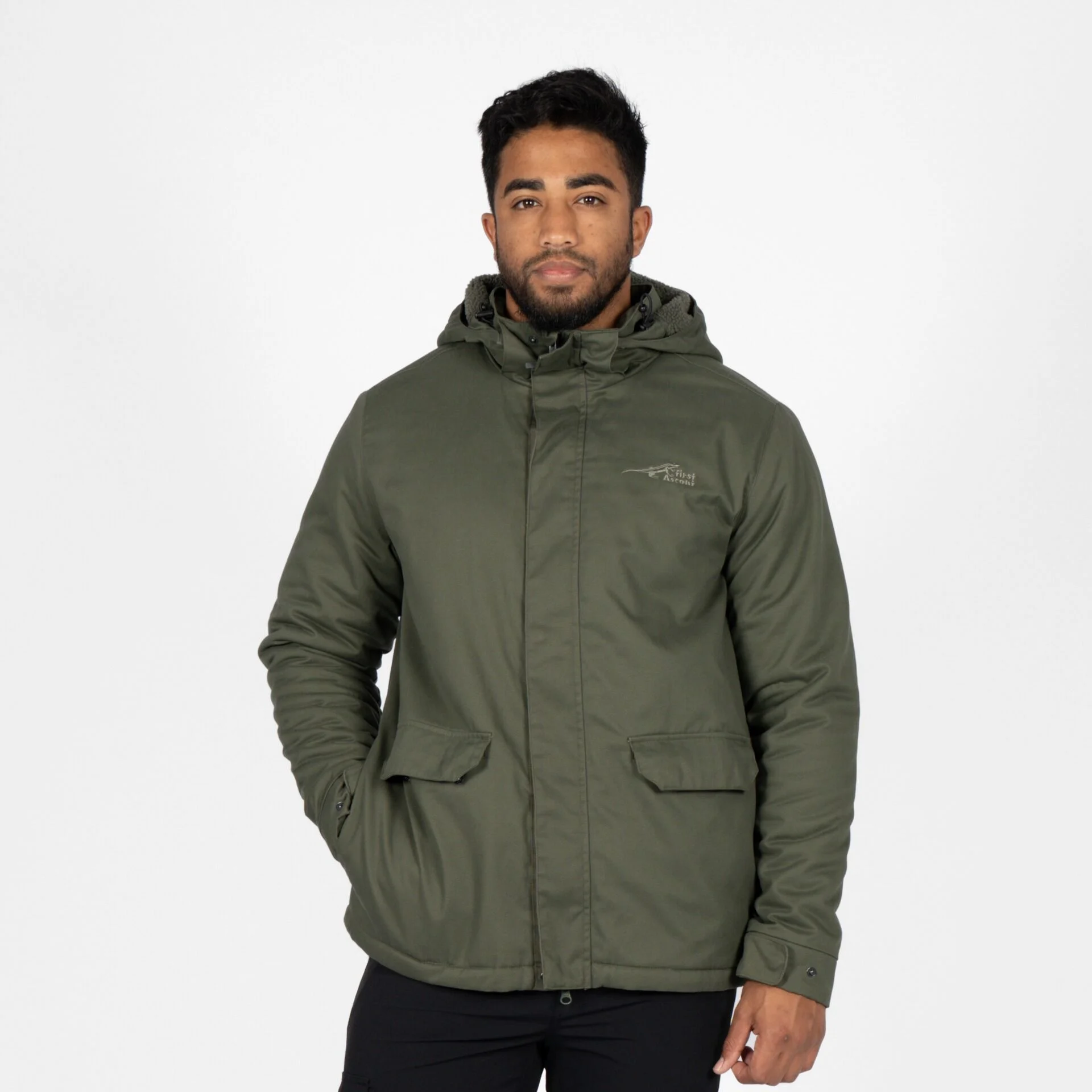 Men's Khaki Green Bush Jacket
