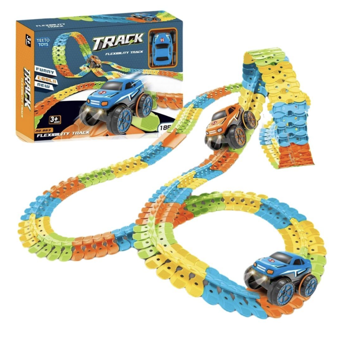 185-Piece Electric Slot Car Set