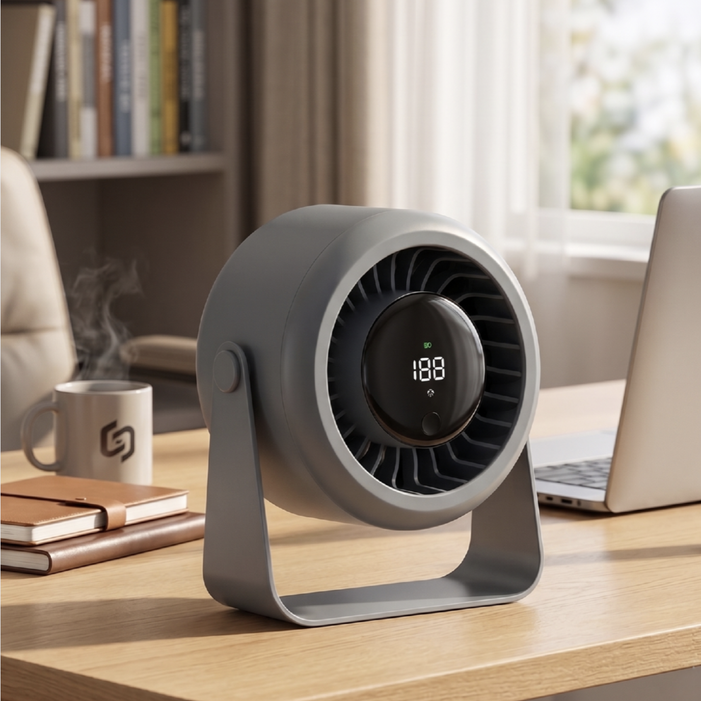 4000mAh Cordless Rechargeable Desk Fan