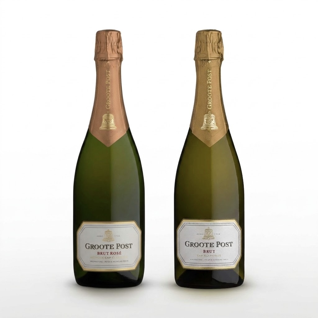 6x Brut or Brut Rosé Cap Classique