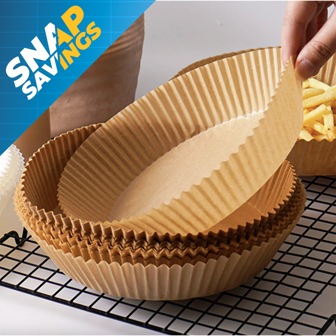 4x 100's Air-Fryer Paper Liners