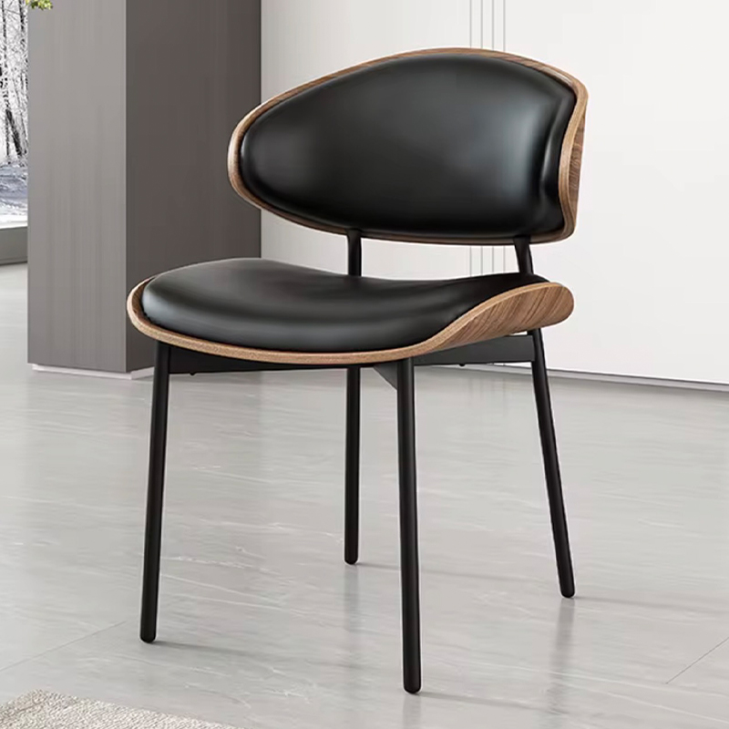 2x Oakly Premium Leather Dining Chairs