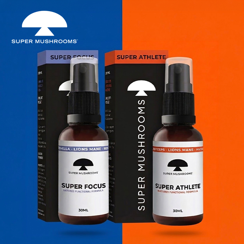 30ml Focus or Athlete Mushroom Support Oral Spray