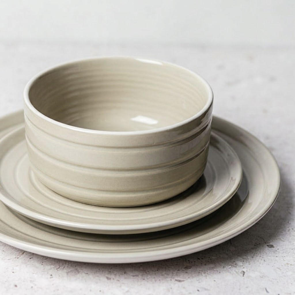 12-Piece Premium Stoneware Dinner Set