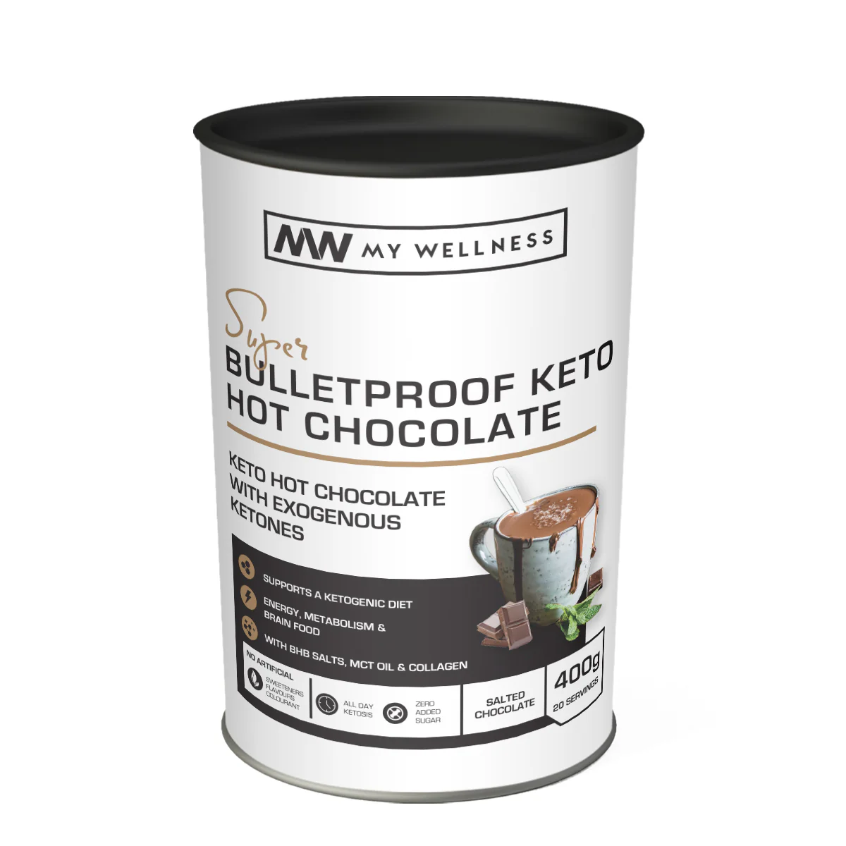 400g Super Bulletproof Keto Hot Chocolate