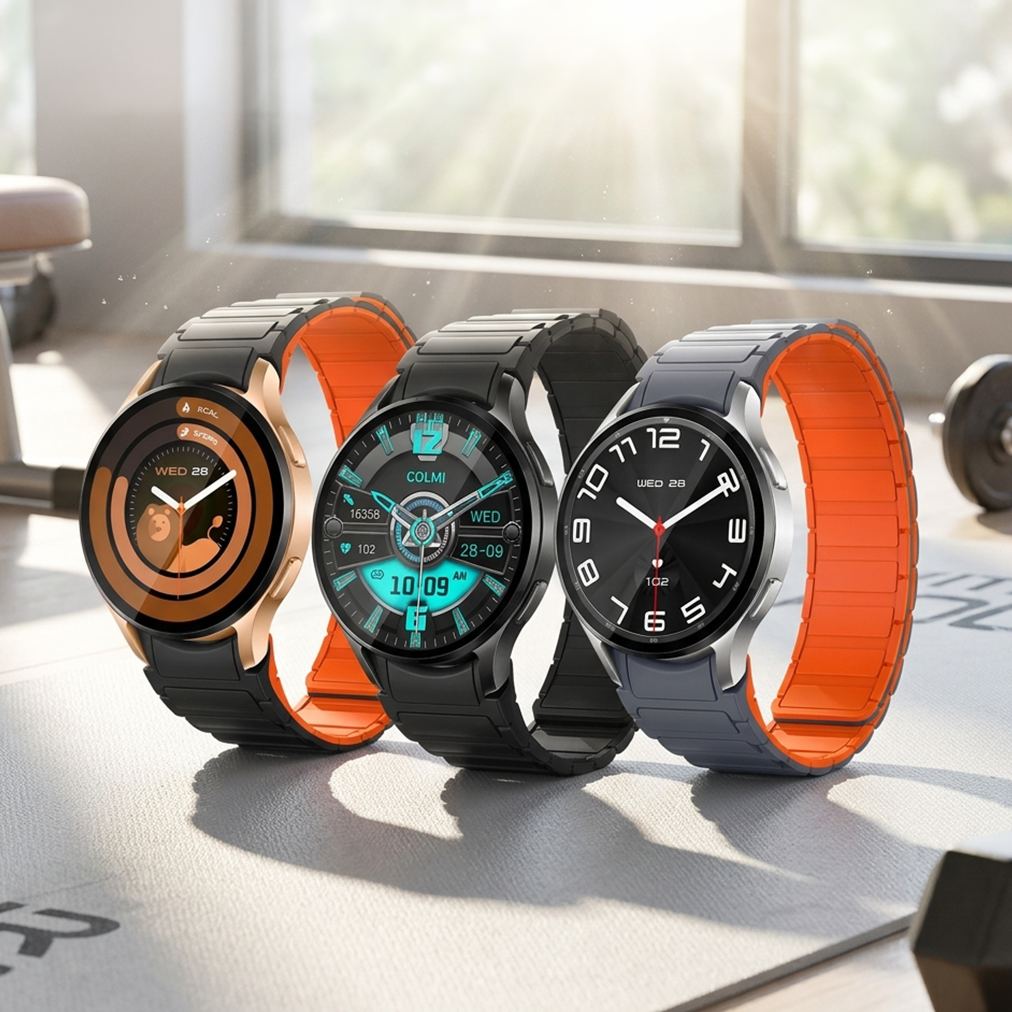 1.43" AMOLED i28 Ultra Sports Outdoor Smartwatch with Magnetic Silicone Strap