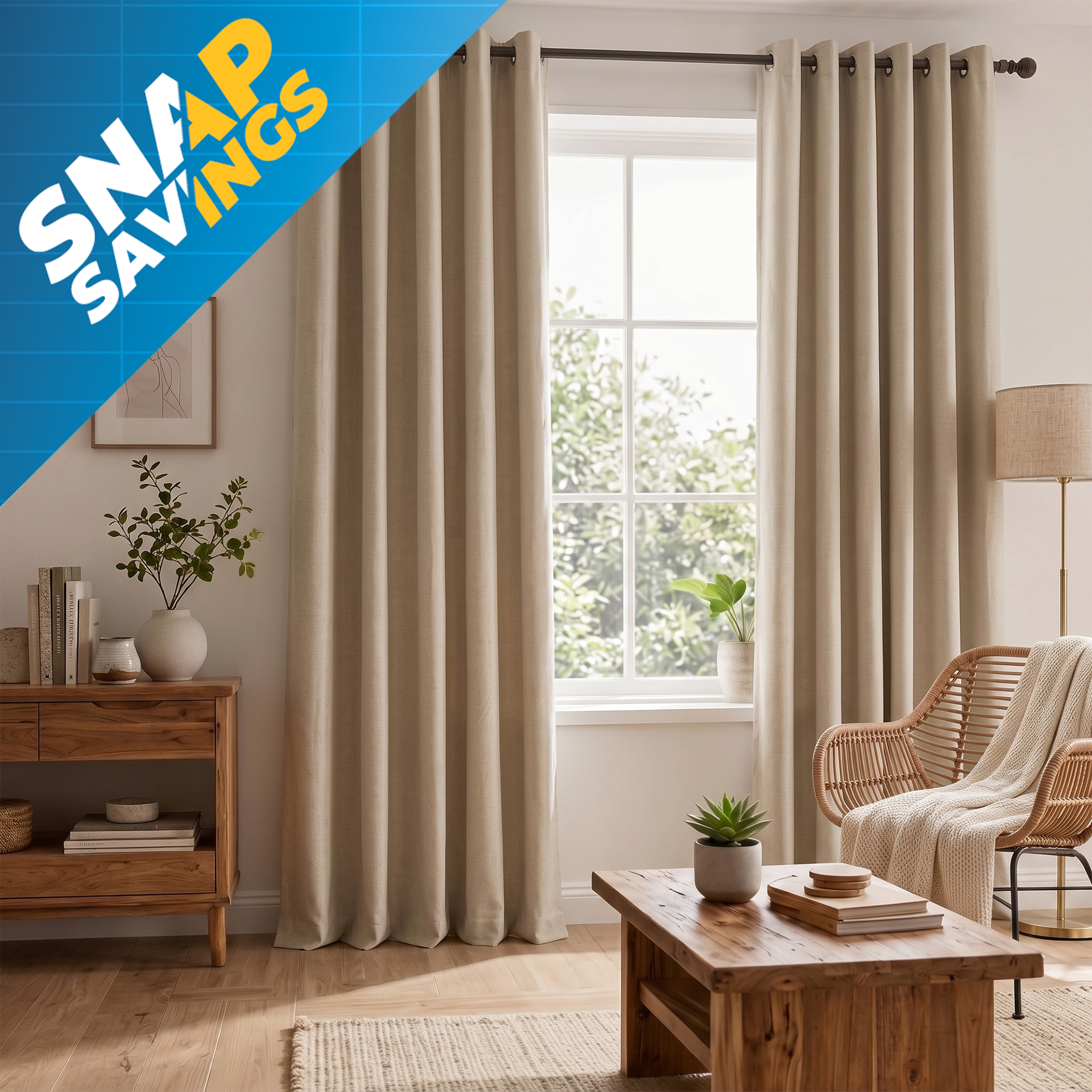 Dakota Textured 100% Block Out Eyelet Curtain