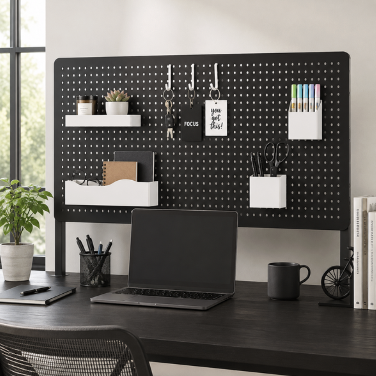 Adjustable Metal Clamp-On Desk Display Board