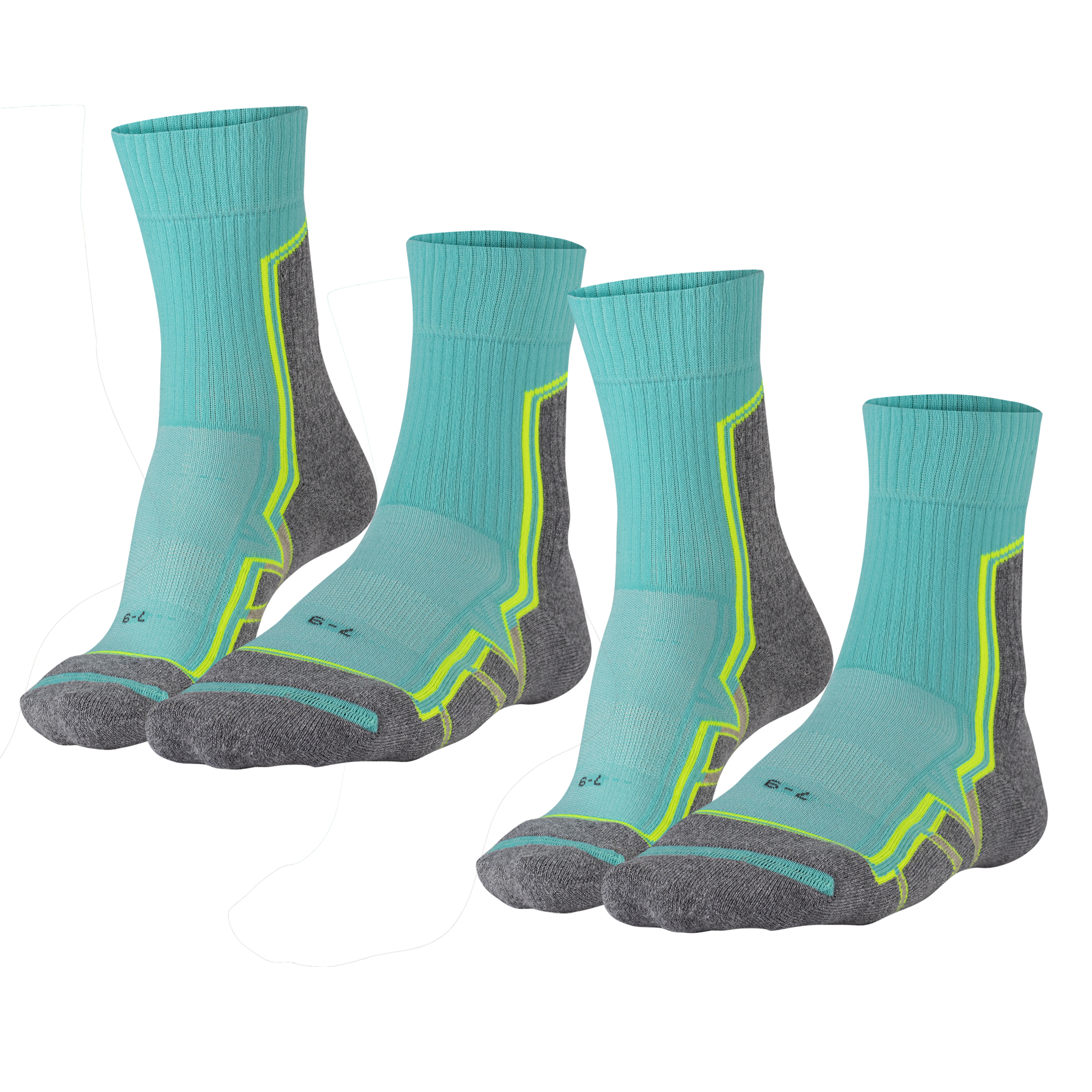 2x Pairs of BCool Silver Hiker Socks