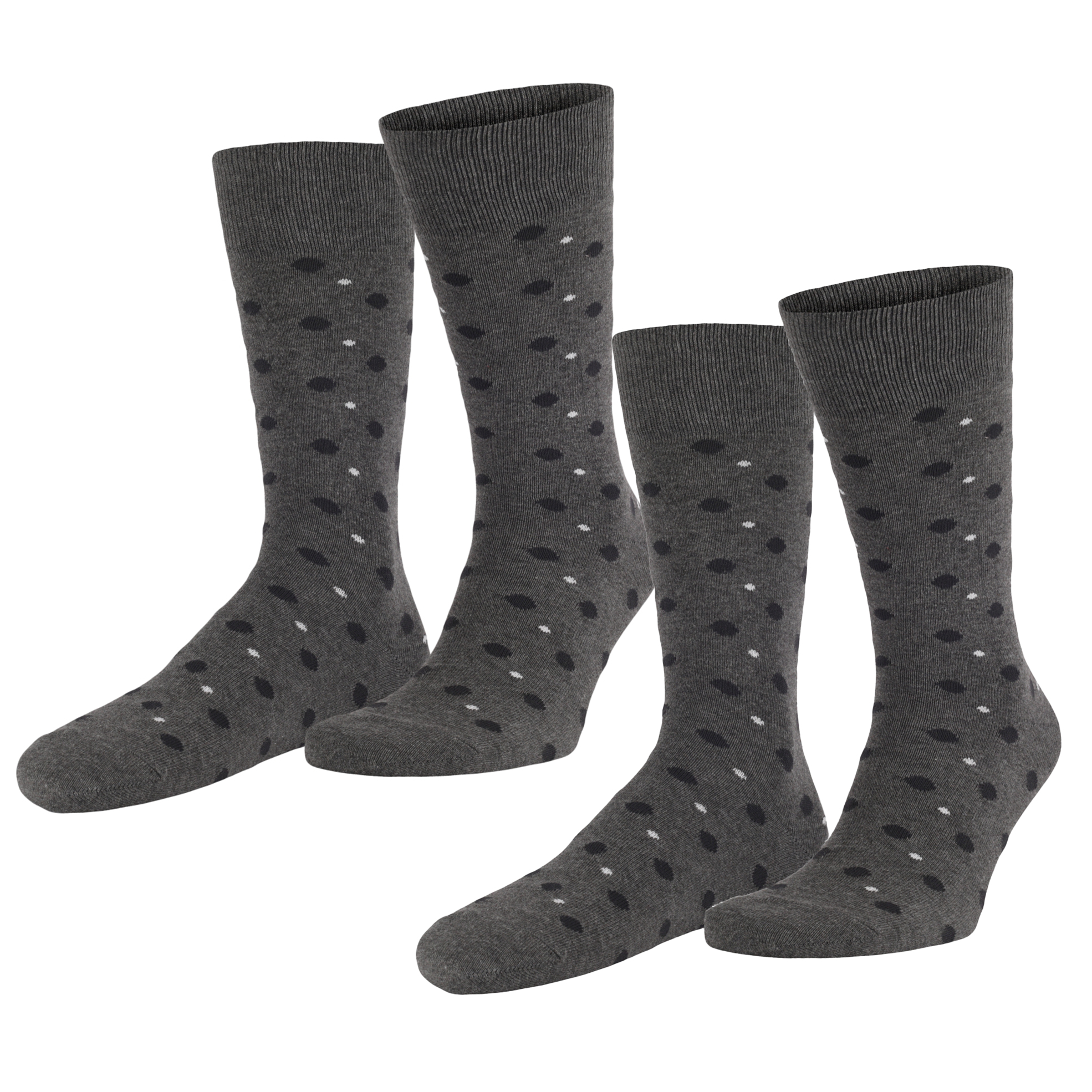 2x Pairs of Men's Dotted Socks