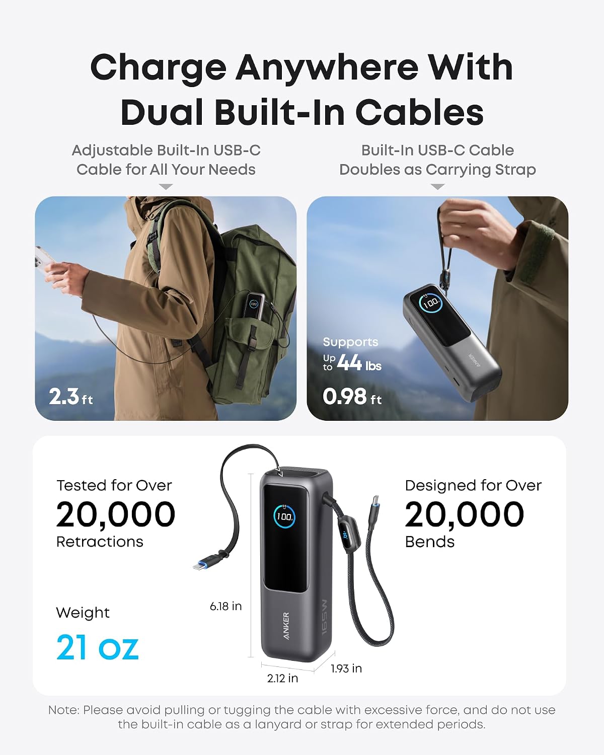 20% off on Anker 25000mAh Power Bank & Cable | OneDayOnly