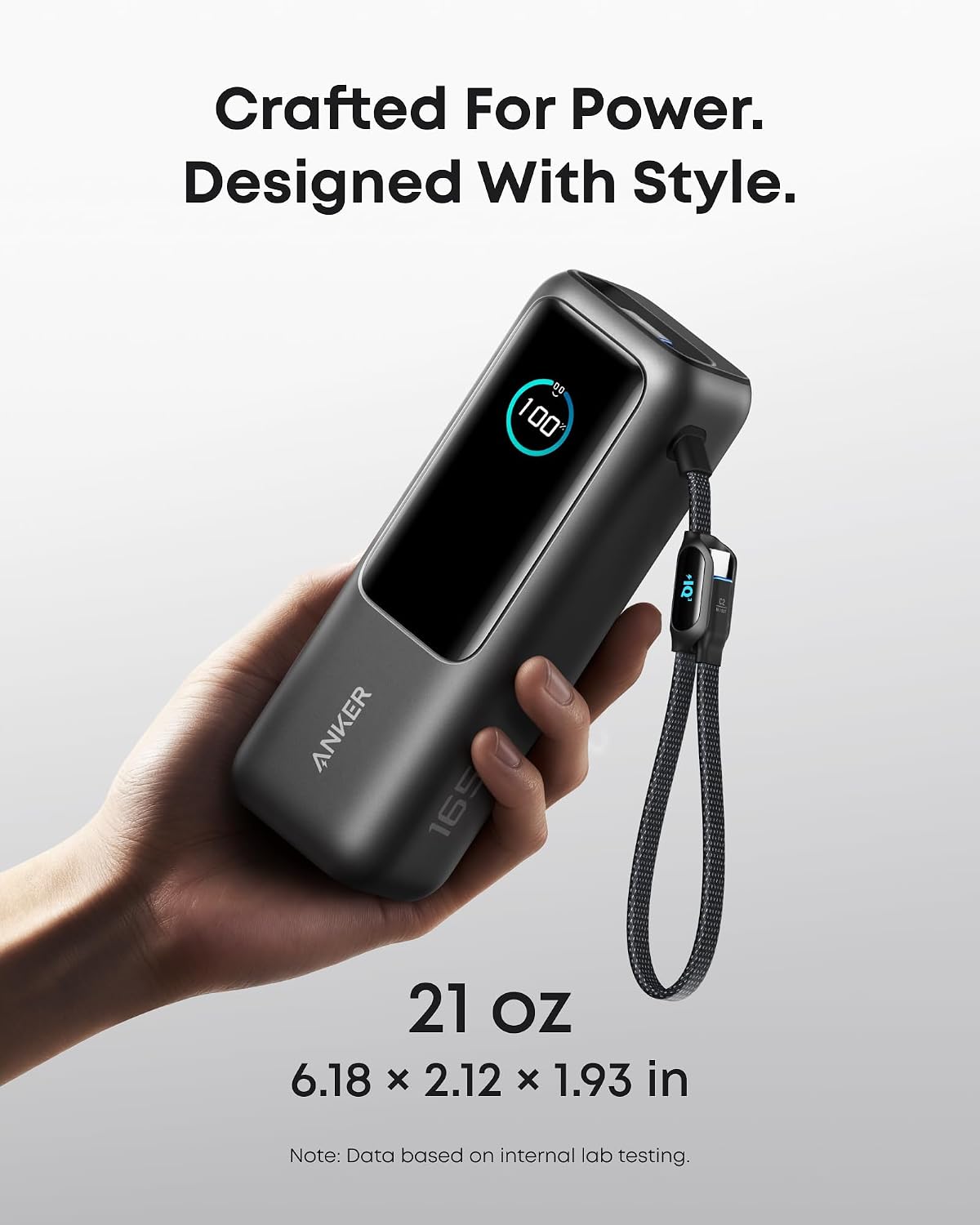 新品未開封Anker Power Bank 165W 25000mAh 20% off on Anker 25000mAh Power Bank & Cable | OneDayOnly