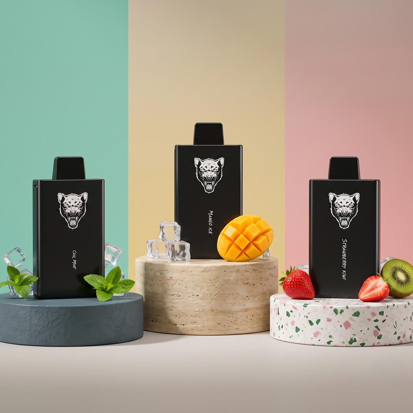 3x 30000 Puff 25ml Rechargeable Vape Bundle