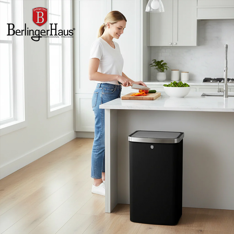 60L Stainless Steel Sensor Bin