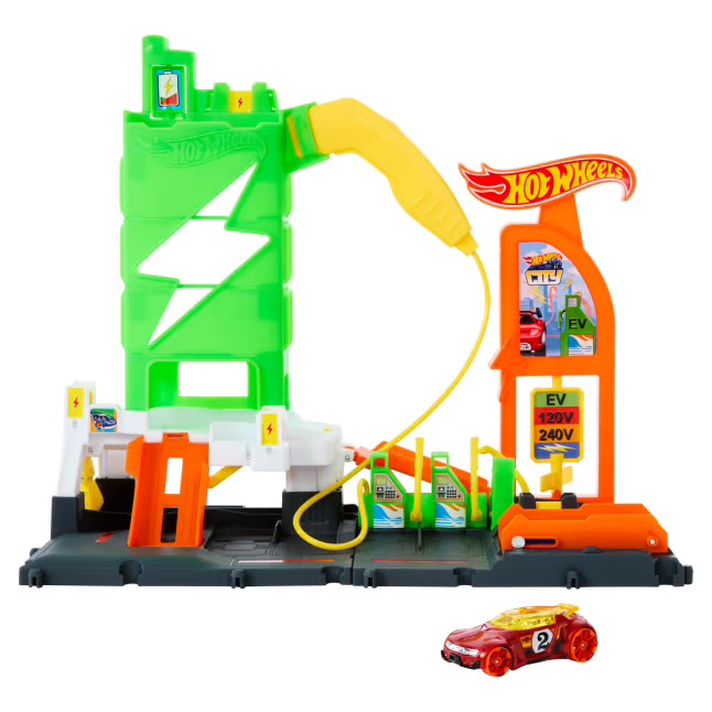 City Super Recharge Fuel Station with Car