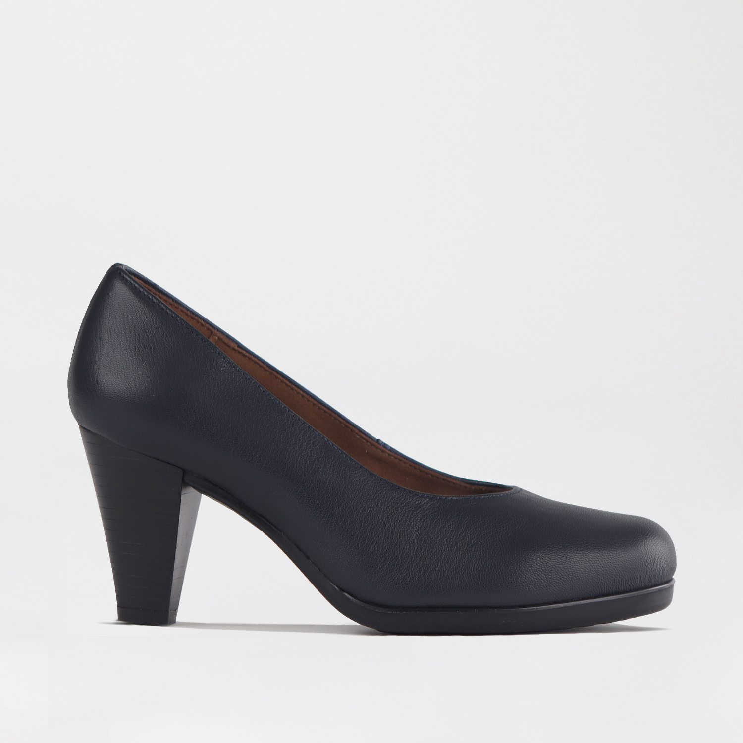 Ladies Genuine Leather Platform Heels