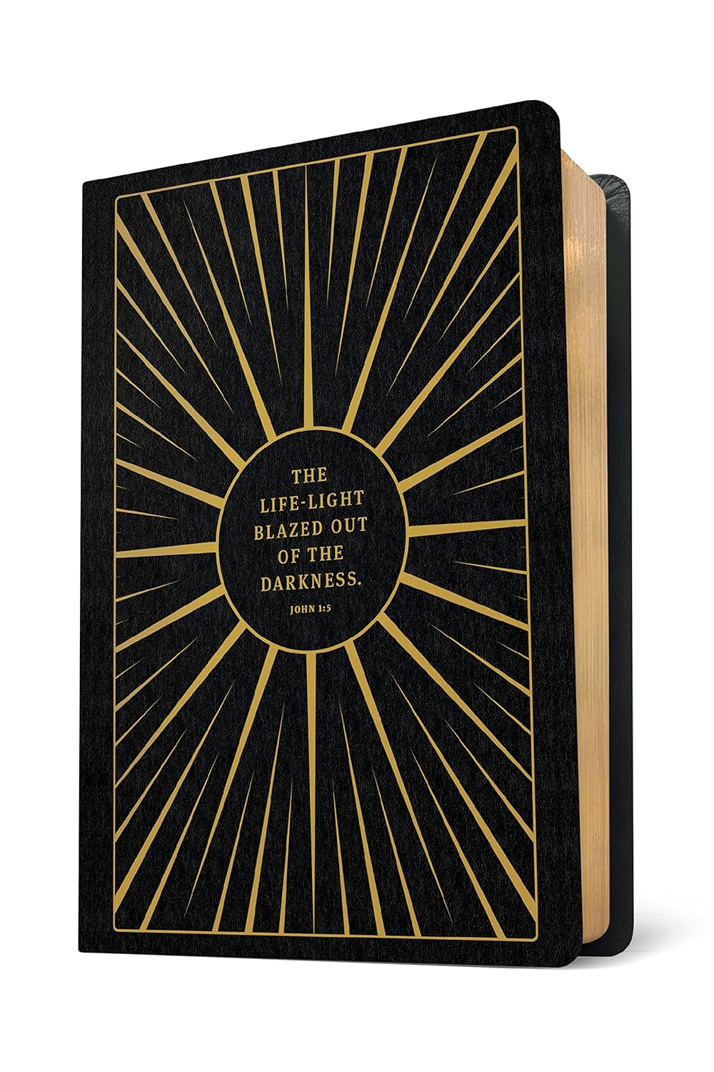Black Imitation Leather Anniversary Edition Life-Light Bible