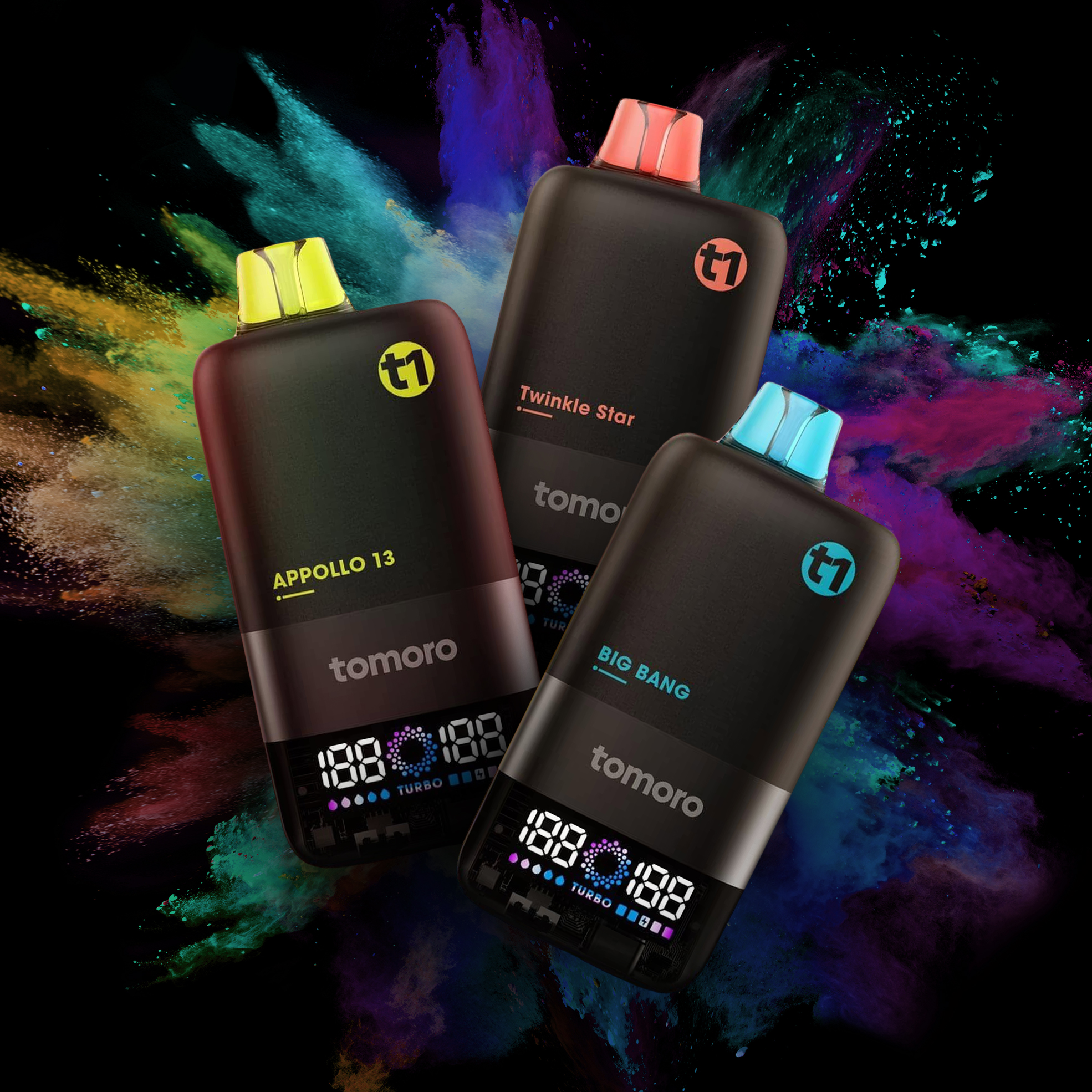 3x 40000 Puff 50mg Rechargeable Vapes