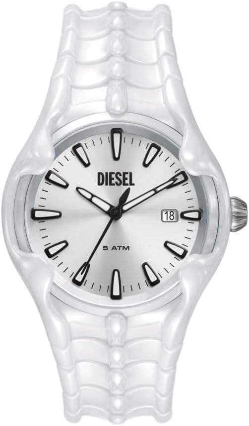 Men's Vert Three-Hand Date Stainless Steel Watch