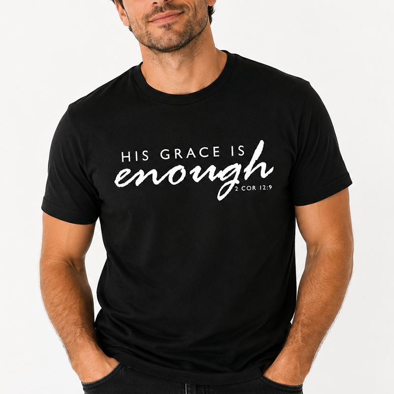 Unisex Printed His Grace Is Enough T-Shirt