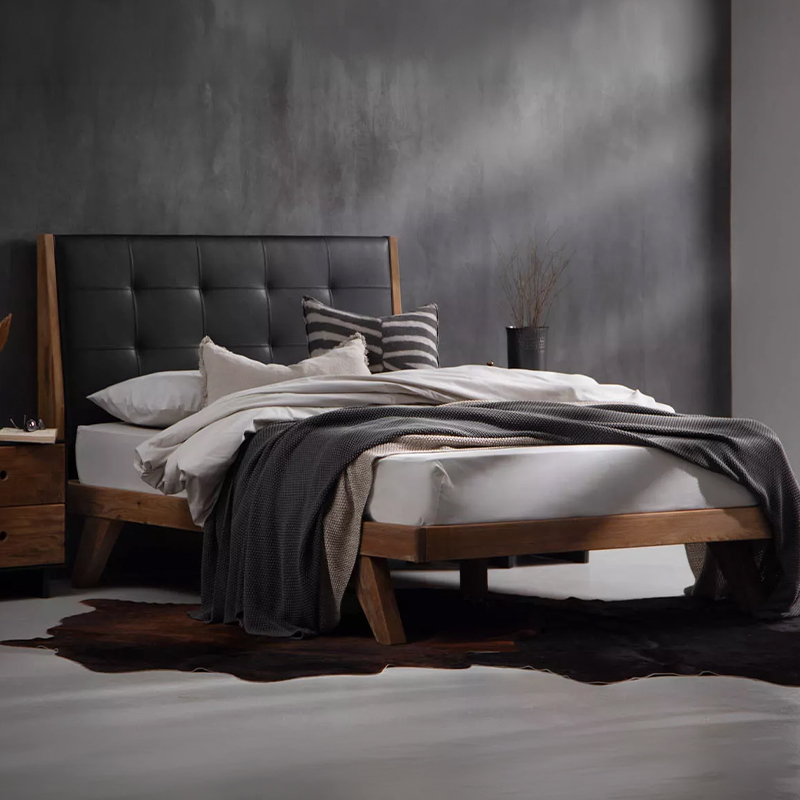 Bed Base & Headboard Set