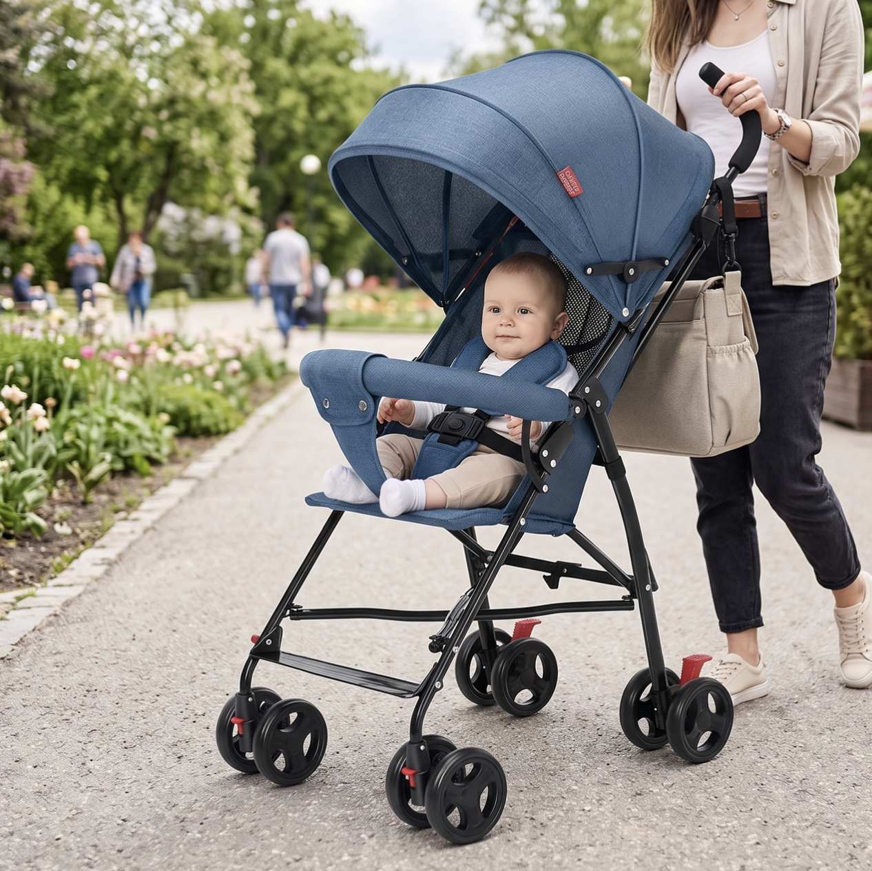 Foldable Compact Baby Stroller
