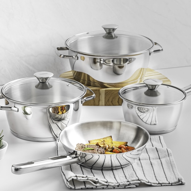 7-Piece Stainless Steel Allegra Set