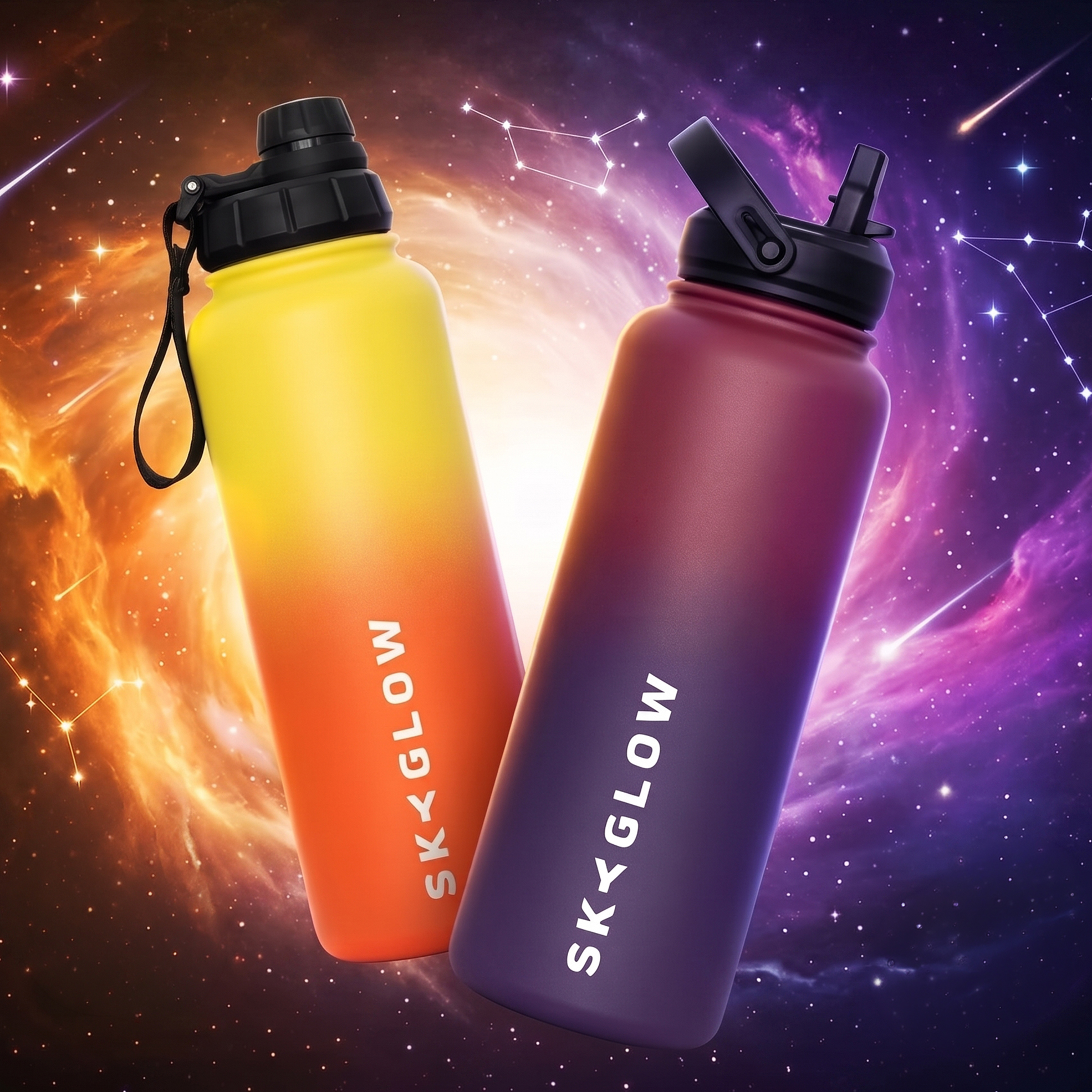 1.2L Leak-Proof Double-Wall Vacuum-Insulated Water Bottle