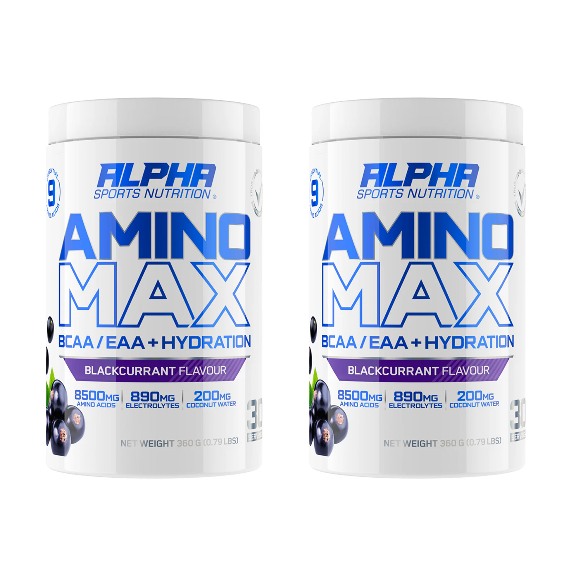 2x 360g Amino Max Muscle Recovery and Hydration Drinks