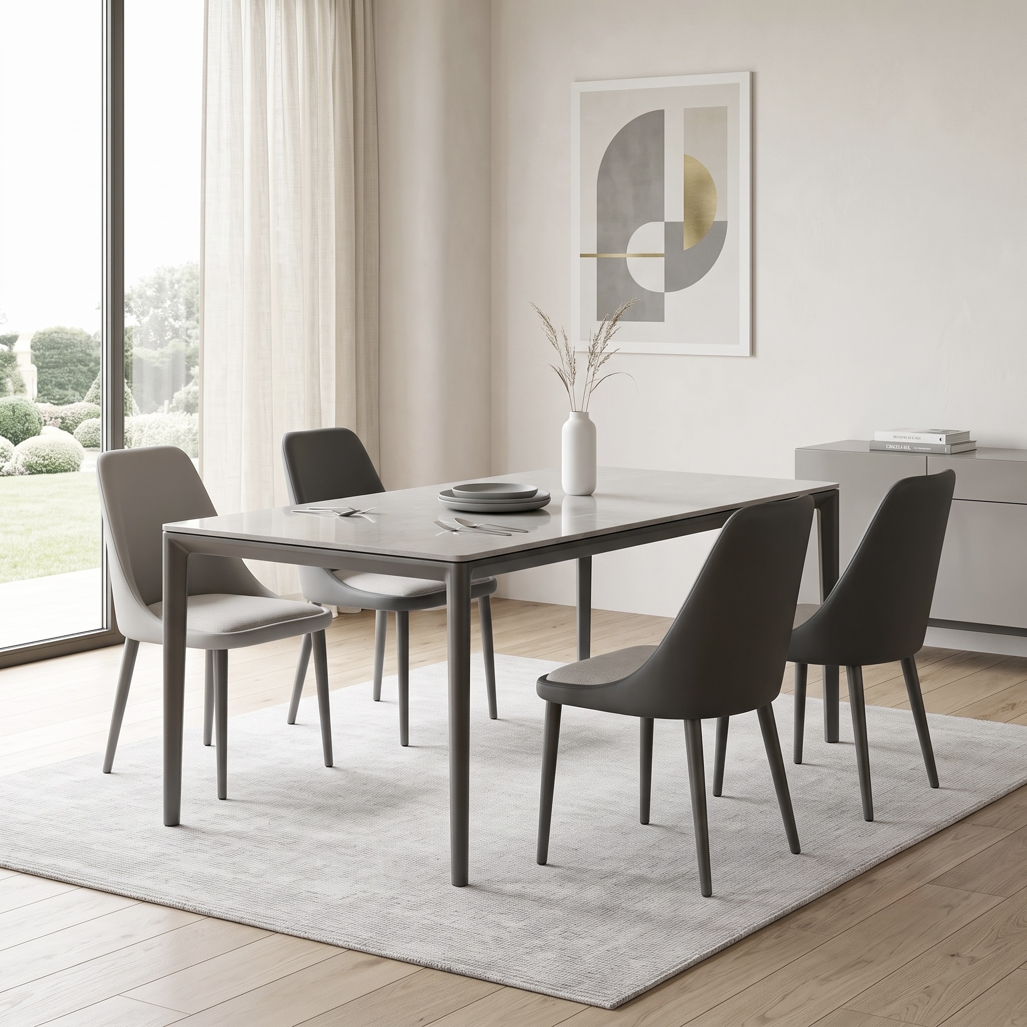 Luka Contemporary Contoured Chair