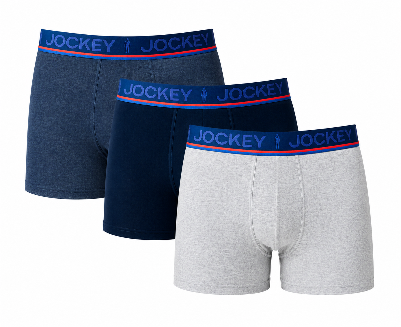 3x Men's Next Gen Digi Elastic Trunks
