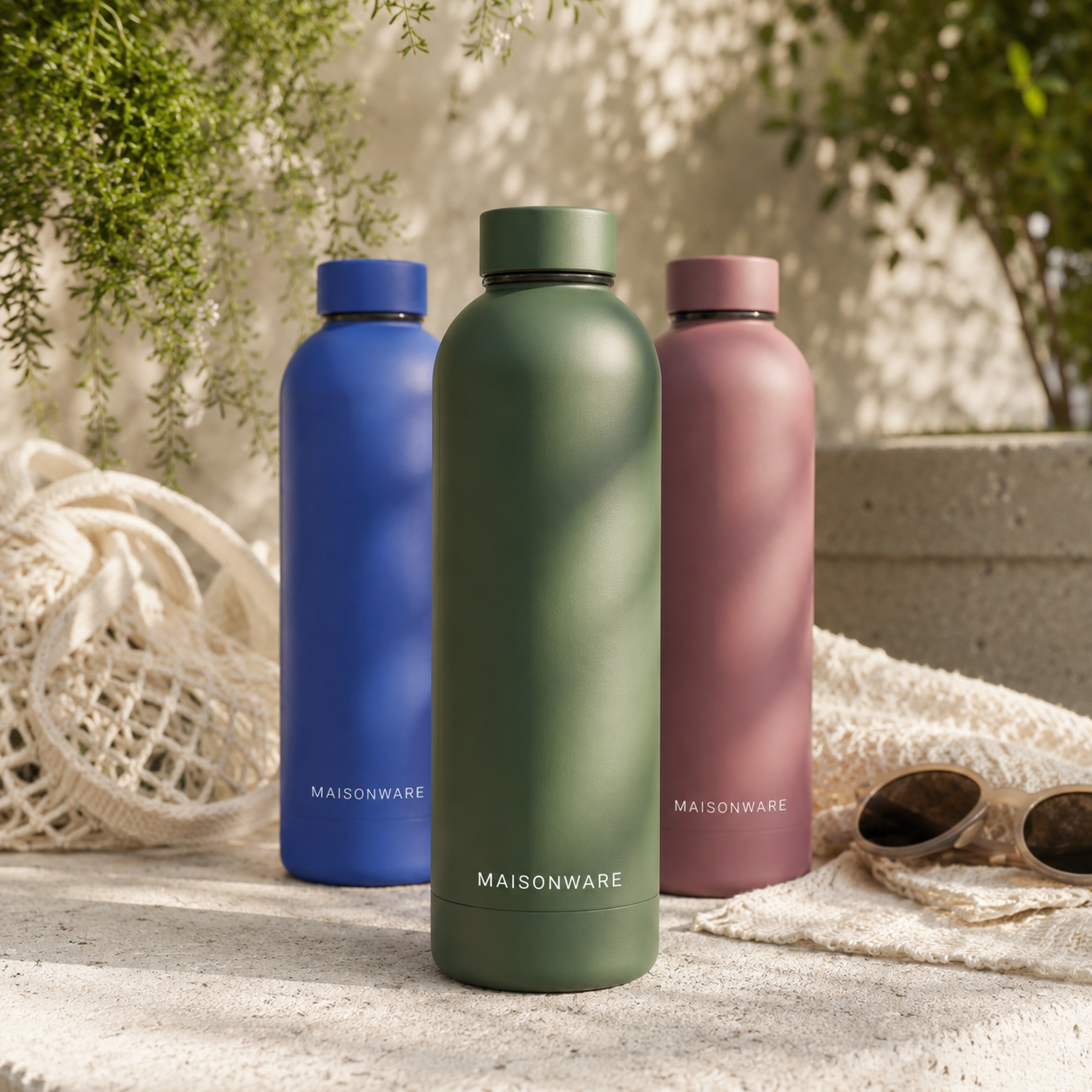 750ml Rubber Coated Bottle