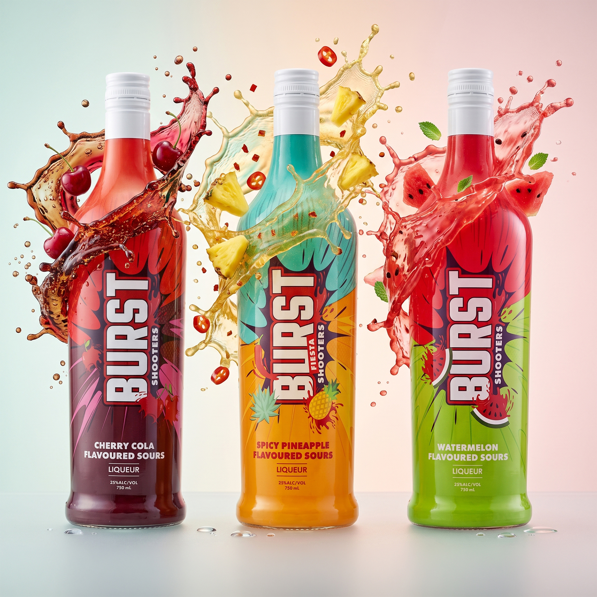 2x 750ml Fruit Flavoured Sours