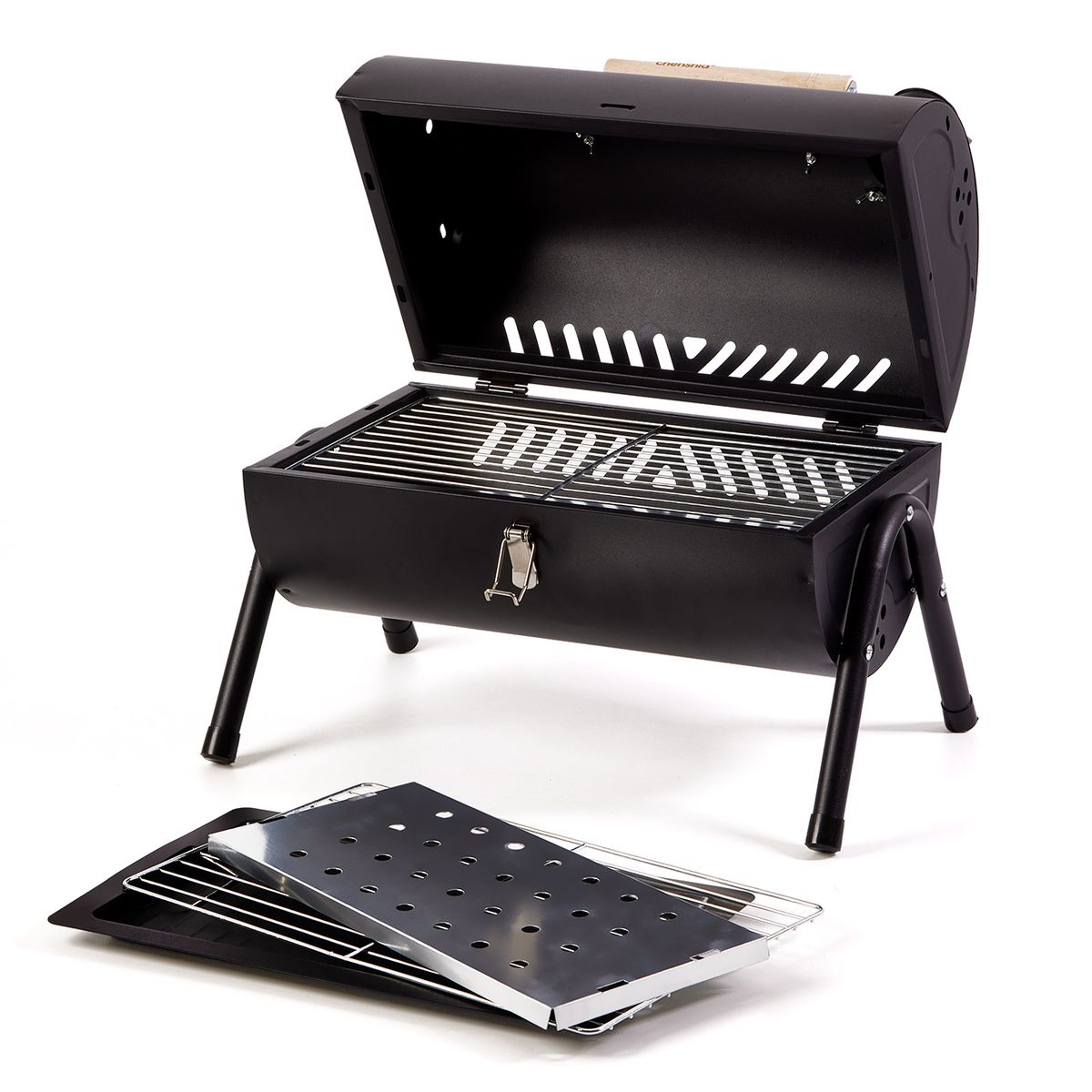 Portable Charcoal BBQ Grill with 2 Cooking Racks